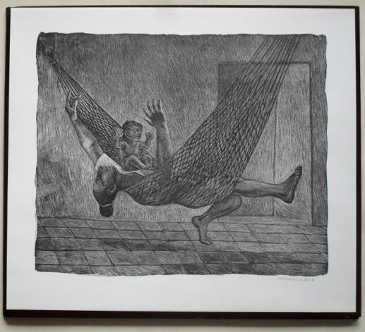 Alfredo Zalce "En la Hamaca"